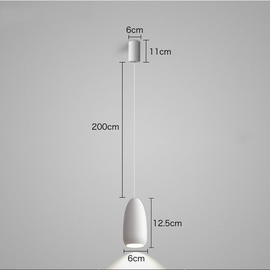 Lámpara Colgante LED Minimalista de Diseño Moderno para Dormitorio - Image 5