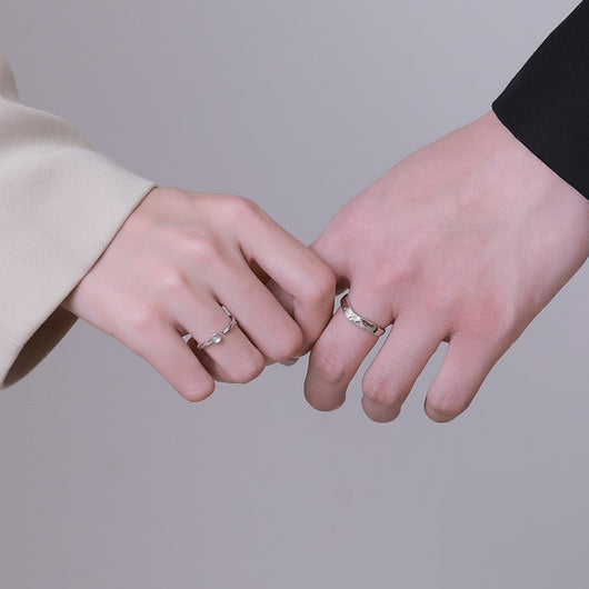 Anillo de Pareja Diseño Jianjia Bailu - Símbolo de Amor Eterno - Image 6