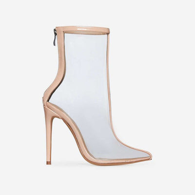 Botas Stiletto Transparentes con Cierre Posterior para Mujer - Image 16
