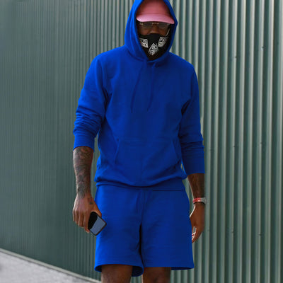 Conjunto de Sudadera y Shorts con Forro Polar para Hombre - Image 8