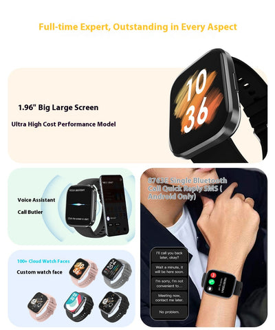 Reloj Deportivo Inteligente con Llamadas Bluetooth, Monitor Cardíaco y Oxígeno en Sangre - Image 14
