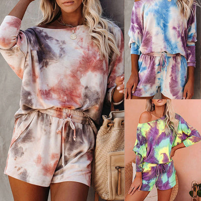 Pijama Suelto Estampado para Casa - Conjunto Casual Cómodo