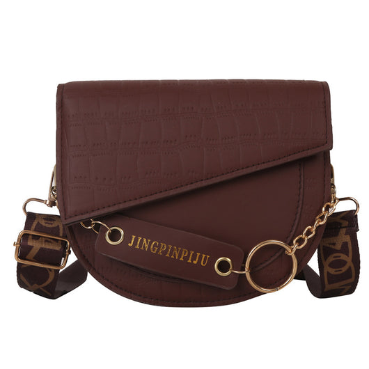 Bolso Bandolera Retro con Patrón de Piedra - Image 8