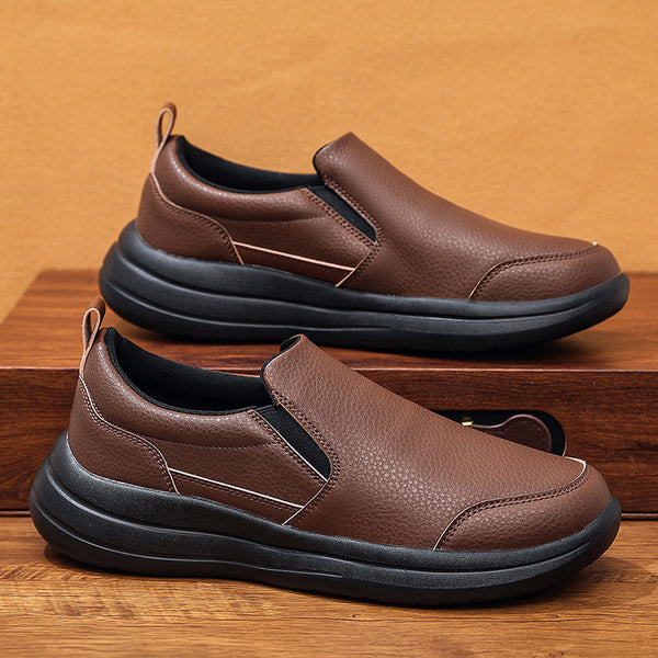 Zapatos de Cuero Ligero Premium para Hombre - Comodidad Casual Elegante