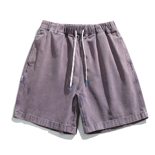 Shorts de Algodón Sueltos con Efecto Desgastado para Hombre - Image 11