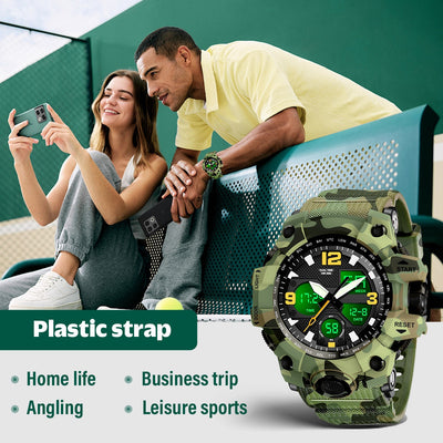 Reloj Deportivo Multifunción con Brújula, Termómetro y Silbato de Emergencia - Image 7