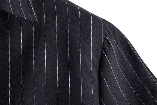 Camisa Casual a Rayas de Manga Corta - Image 11