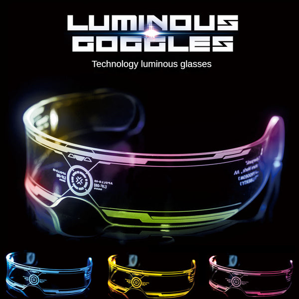 Gafas LED Luminosas de Moda