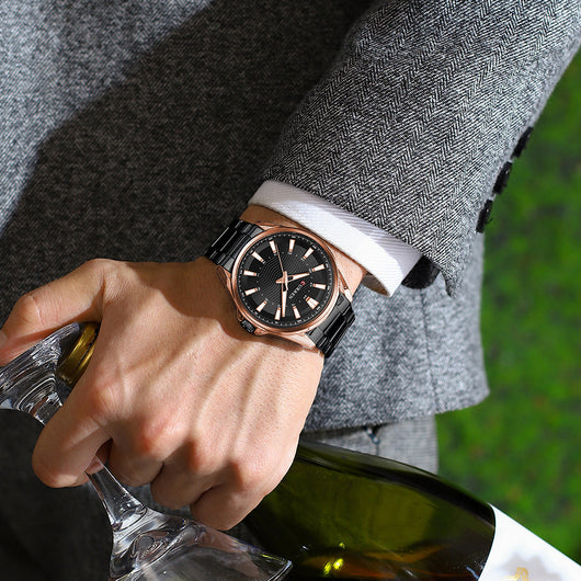 Reloj de Acero Inoxidable para Hombre Resistente al Agua - Image 15