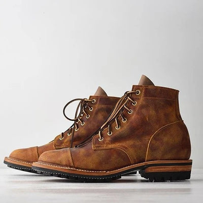 Botas Masculinas con Tacón Grueso y Remaches - Image 8