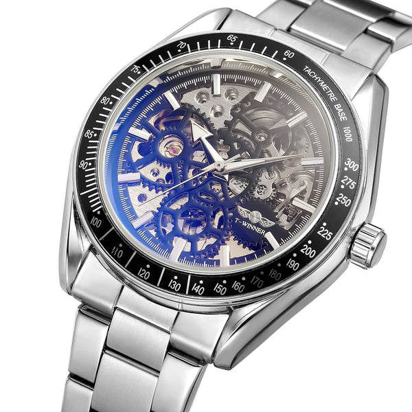 Reloj Mecánico Hueco Resistente al Agua para Hombre