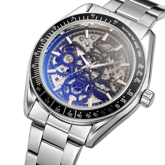 Reloj Mecánico Hueco Resistente al Agua para Hombre