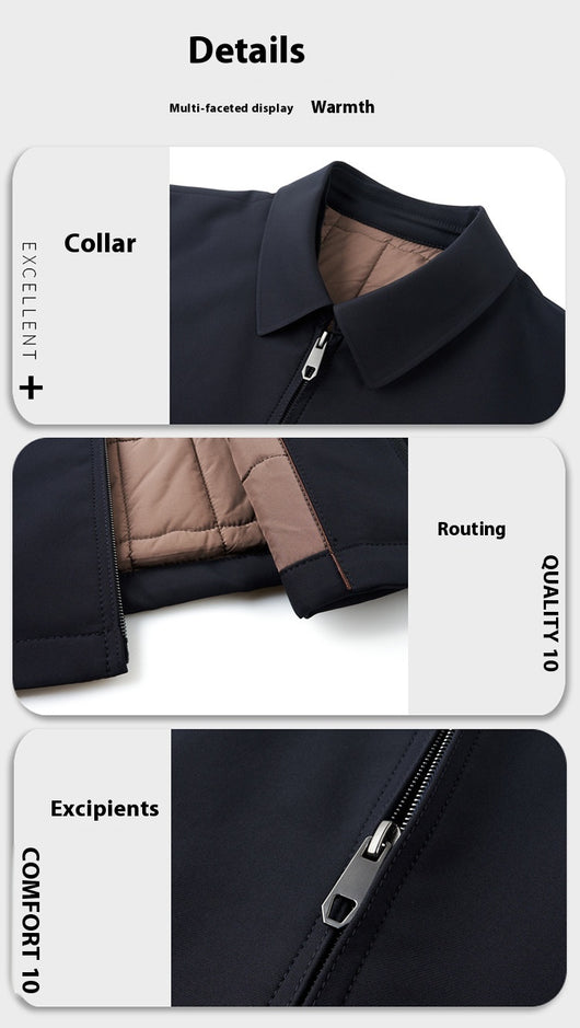 Ropa Business Casual de Algodón Puro para Hombre Maduro - Image 12