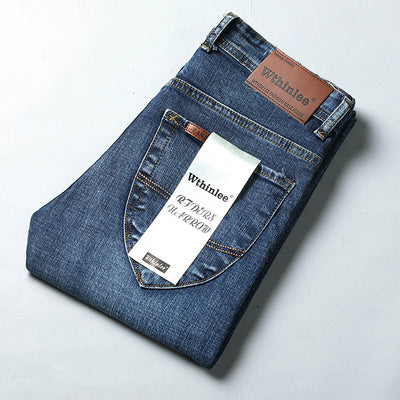 Pantalones Jeans Rectos Holgados Estilo Coreano para Hombre - Image 5