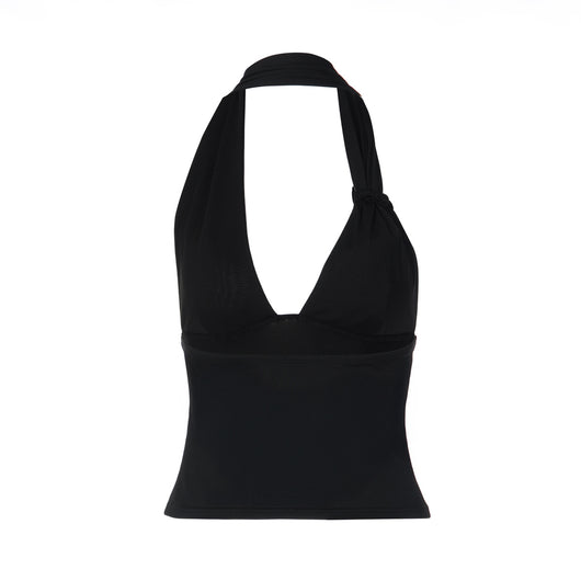 Camiseta Halter Calada Elegante para Mujer - Image 15