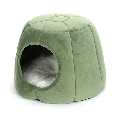 Cama Semiencerrada para Mascotas de Algodón - Nido Cálido Protector - Image 7