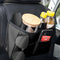 Organizador de Cuero para Asiento Trasero del Auto - Almacenamiento Multifuncional