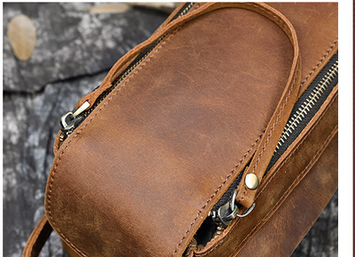 Bolsa de Aseo de Cuero Premium Grande para Mujer - Image 11