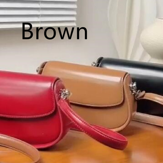 Bolso Bandolera de Cuero Genuino - Estilo Silla de Montar - Image 13
