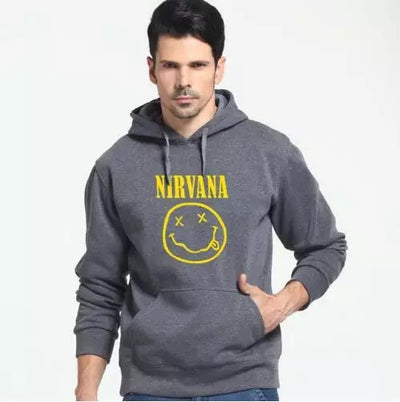 Sudadera con Capucha Estampado Sonrisa para Hombre - Image 3