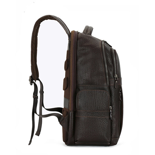 Mochila para Laptop de Cuero Genuino 156 Pulgadas - Capacidad Profesional - Image 3