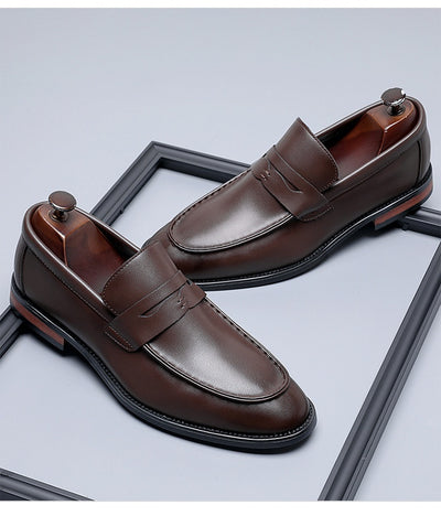 Zapatos de Cuero Minimalistas Estilo Británico para Hombre - Casuales y Formales - Image 13