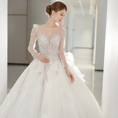 Vestido Largo Elegante con Mangas Largas para Mujer - Image 5
