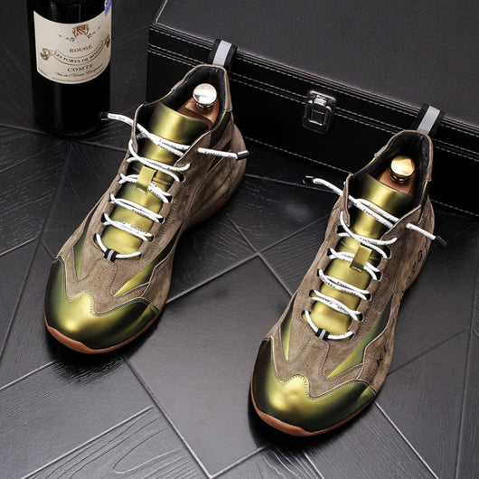 Botas Cortas de Cuero con Acabado Brillante para Jóvenes - Image 6