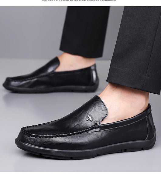 Zapatos Casuales de Cuero Transpirable para Hombre con Suela Suave - Image 28