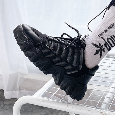 Zapatillas Deportivas Casuales con Suela Elevada Ondulada - Image 9