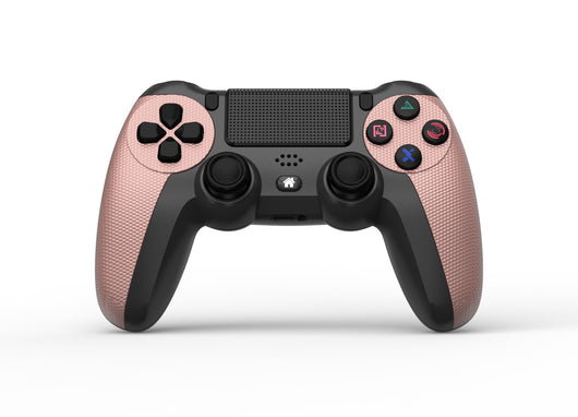 Wireless Bluetooth game controller in dark gray and bright yellow with textured grips, dual analog sticks, and a D-pad. - Image 6