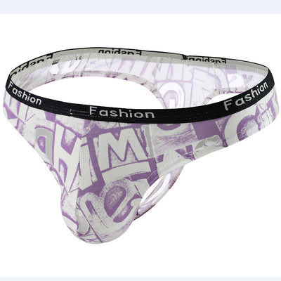 Tanga de Algodón para Hombre con Estampado y Cintura Elástica - Image 5