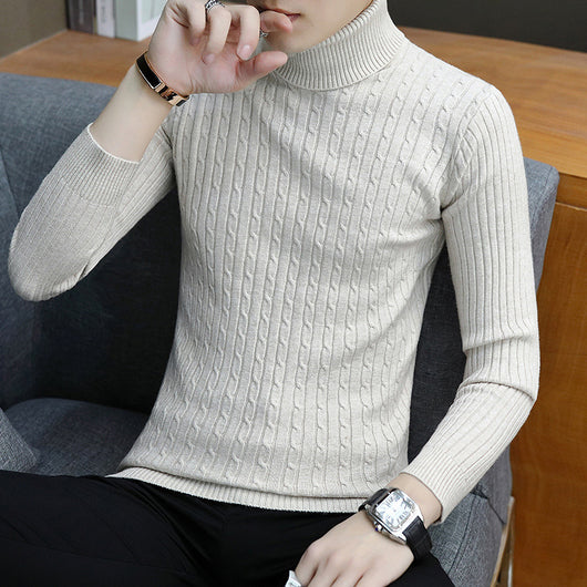 Suéter Slim Fit Cuello Alto para Hombre - Image 8