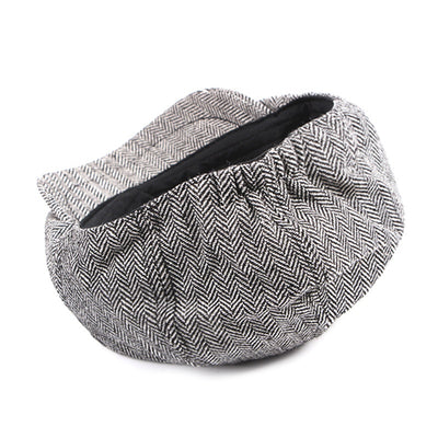 Boina Octagonal a Cuadros para Hombre - Estilo Retro Vintage - Image 3