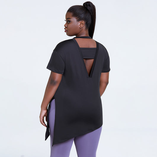 Ropa Deportiva Suelta Secado Rápido Mujer Yoga Tallas Grandes - Image 5