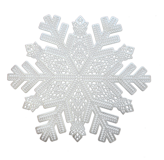 Tapete de Cocina Navideño Copos de Nieve - Image 3