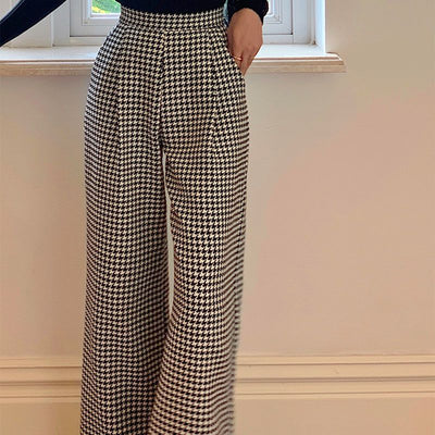 Pantalones Casuales Anchos de Tiro Alto con Efecto Adelgazante - Image 4