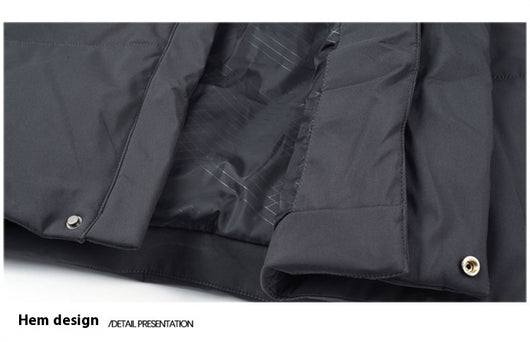 Chaqueta Acolchada de Pato con Gorro Desmontable - Abrigo Cálido Hombre - Image 18