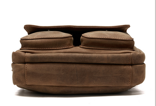 Bolsa Mensajera de Cuero para Hombre - Estilo Casual y Profesional - Image 13