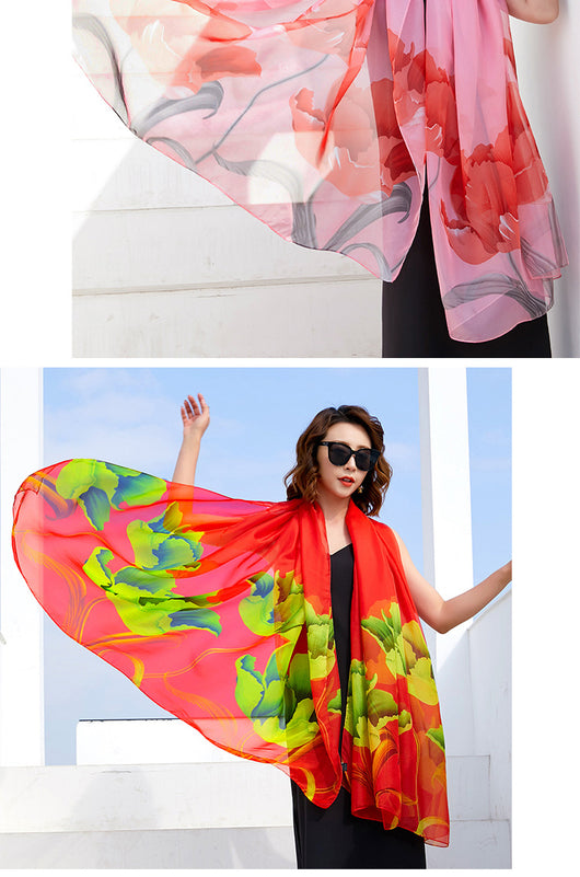 Foulard Ligero Multiuso para Playa - Protección Solar y Estilo - Image 54