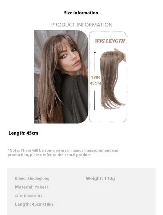Extensión de Cabello Sintético con Clip de Hebilla - Peluca Simulada Premium - Image 9