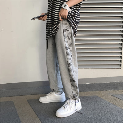 Pantalones Casual Retro Coreanos con Costura Floral y Cintura Ajustable - Image 10