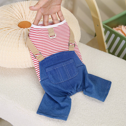Pantalón Denim de Cuatro Patas para Mascotas con Estilo - Image 9