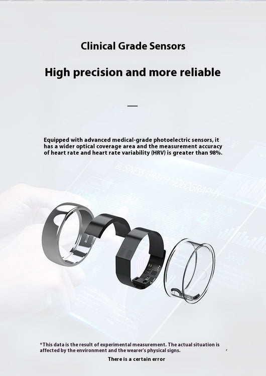 Anillo Inteligente X5 con Monitoreo ECG, Resistente al Agua para Deportes y Salud - Image 14