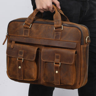 Bolso de Cuero Genuino para Negocios - Image 32