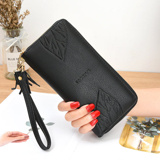 Billetera Larga de Cuero para Mujer Multifuncional - Image 6
