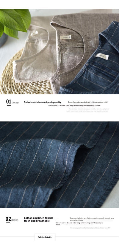 Playera Casual Estilo Chino de Manga Corta para Hombre - Image 11