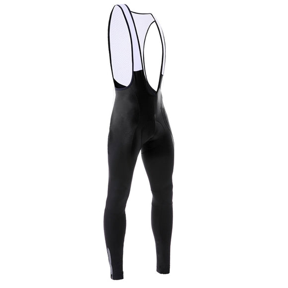 Pantalones Slim Negros con Tirantes Avanzados y Cojín de Silicona