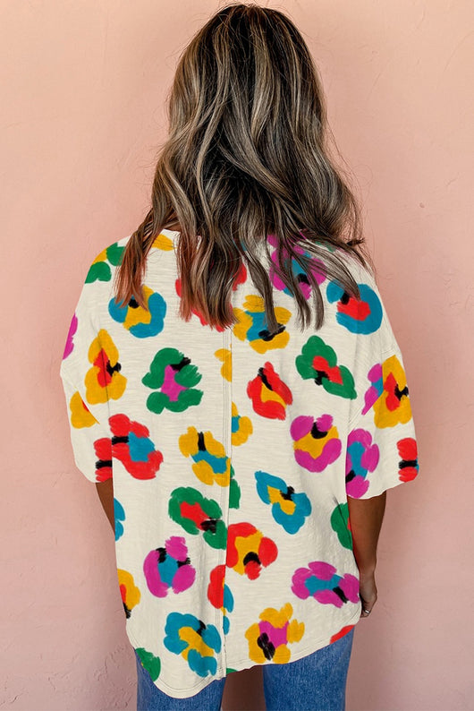 Blusa Colorblock de Manga Corta - Image 15