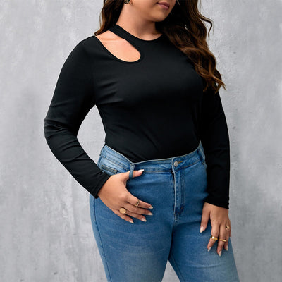 Blusa Ajustada de Cuello Redondo con Detalles Calados - Image 10